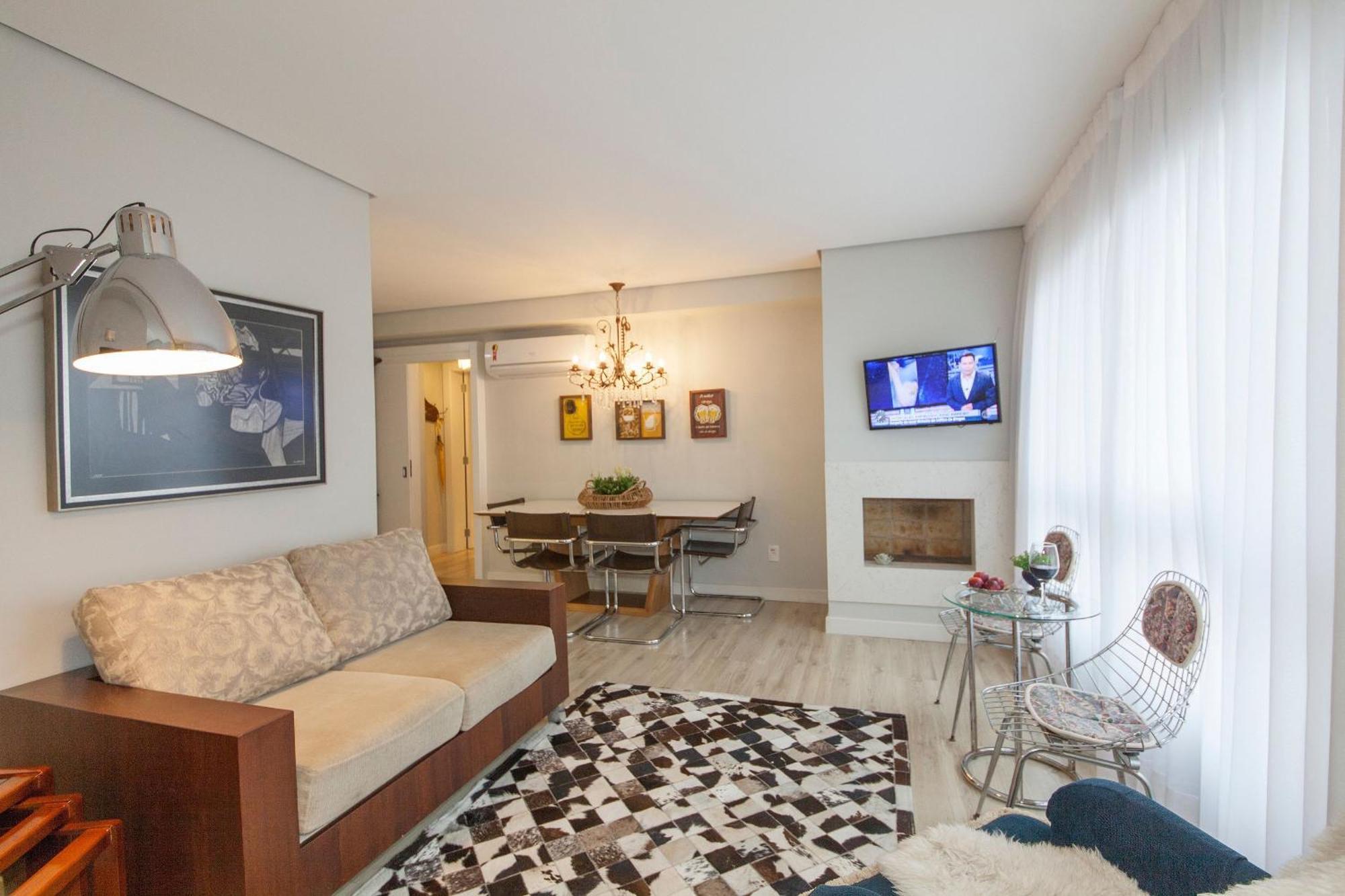 600 Metros, Rua Coberta - Centro Via Florida Apartment Gramado Ngoại thất bức ảnh